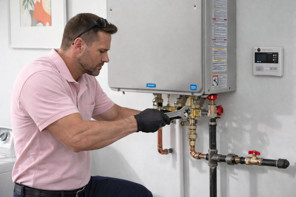 Gas line repair